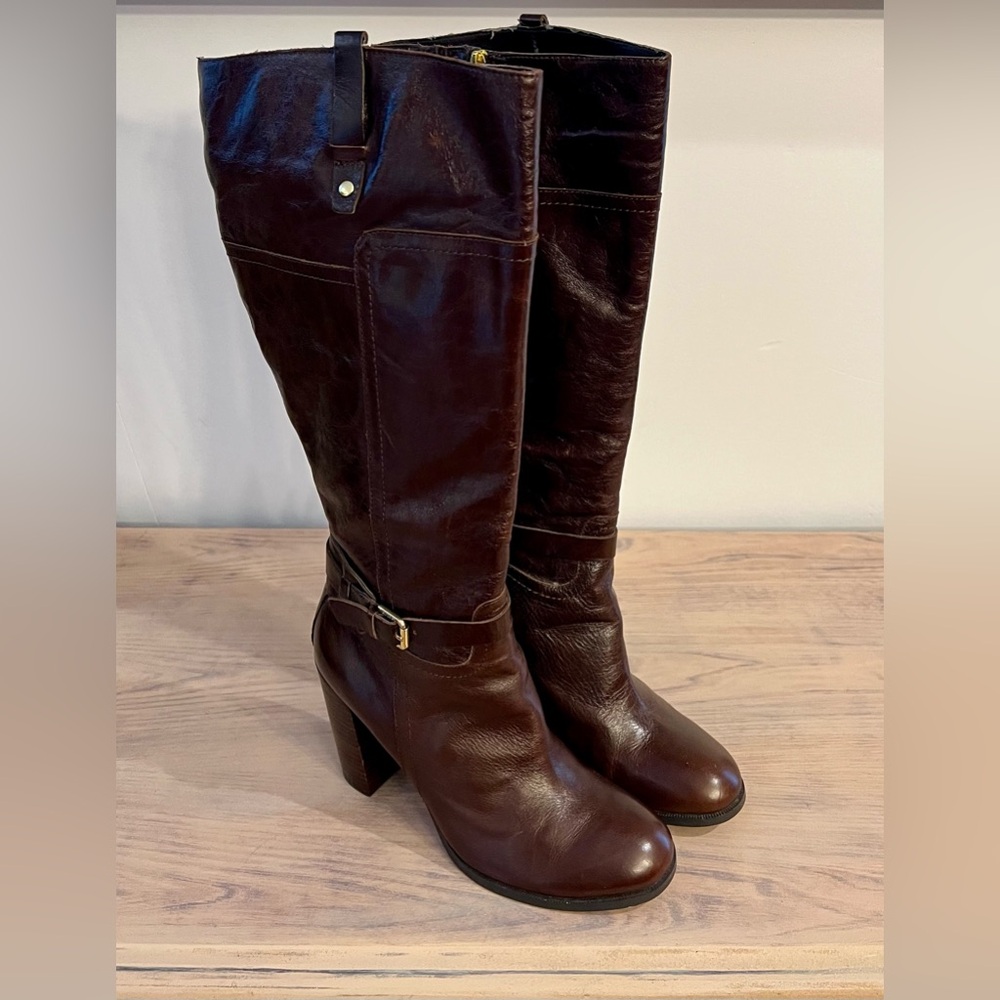 Audrey Brooke Dark Brown Over the Knee Boots